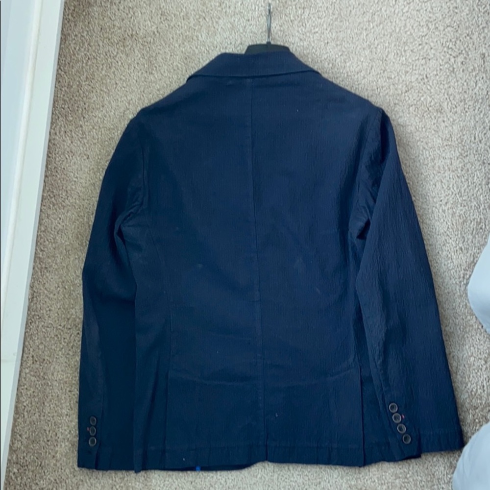 Individual Blue 2 Button Jacket - Picture 2 of 8